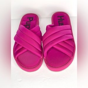 Size 9 Hush Puppies Sunshine Slide Very Berry Sandal Women's Size 9
